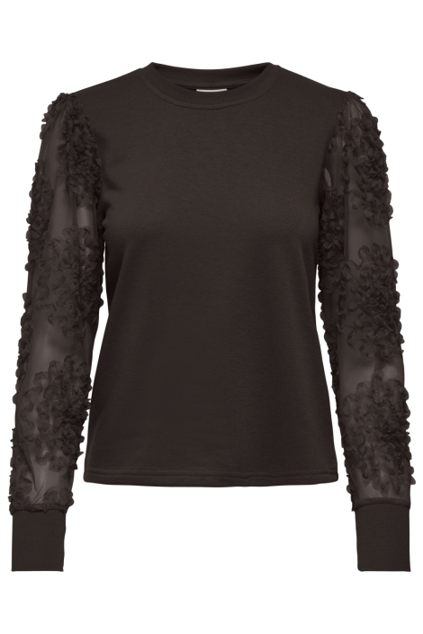 Jacqueline de Yong bruine dames sweater | Vooraanzicht