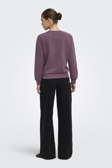 Jacqueline de Yong paarse dames sweater | Model