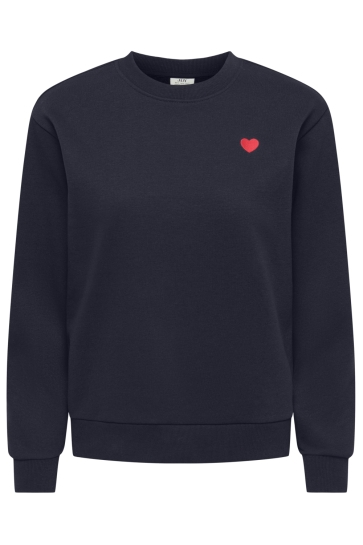 Jacqueline de Yong sweater JDYPARIS L/S EMB SWEAT JRS NOOS 15221015 NIGHT SKY/PARIS TNT