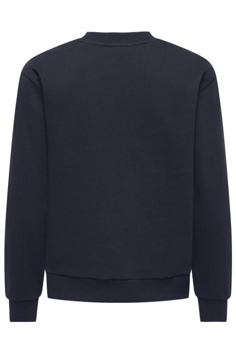 Jacqueline de Yong blauwe dames sweater | Achteraanzicht