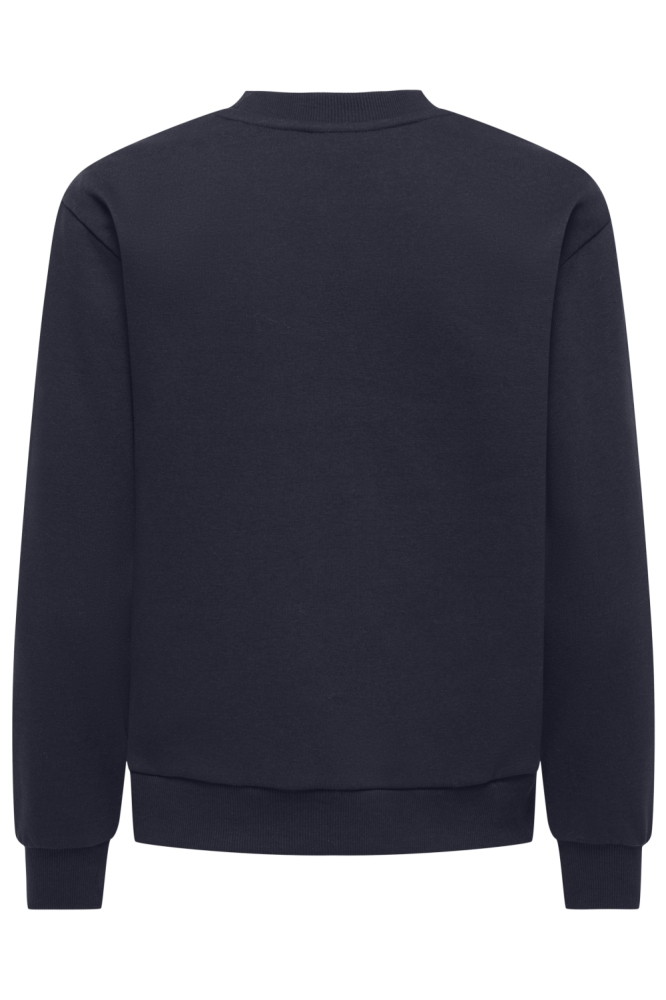 Jacqueline de Yong blauwe dames sweater | Achteraanzicht
