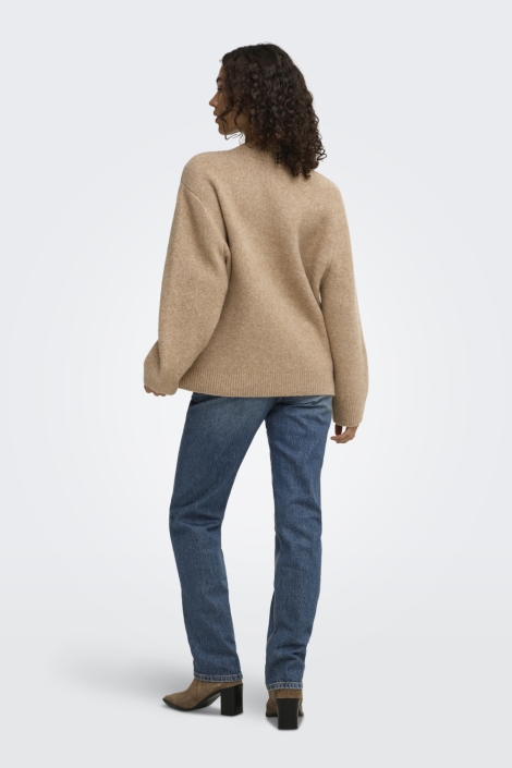Jacqueline de Yong camel dames trui | Model