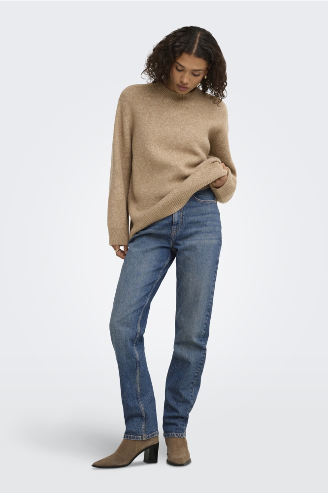 Jacqueline de Yong camel dames trui | Model