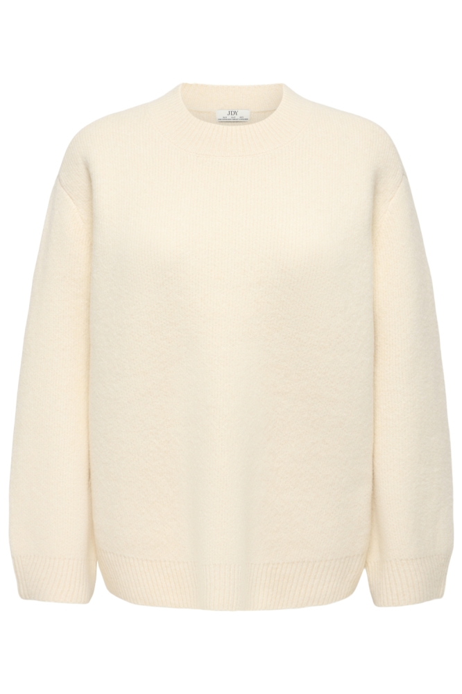 Jacqueline de Yong beige dames trui | Vooraanzicht