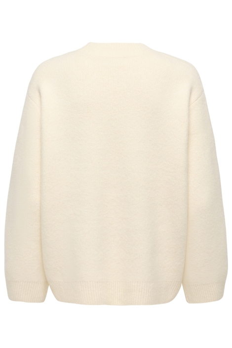 Jacqueline de Yong beige dames trui | Achteraanzicht