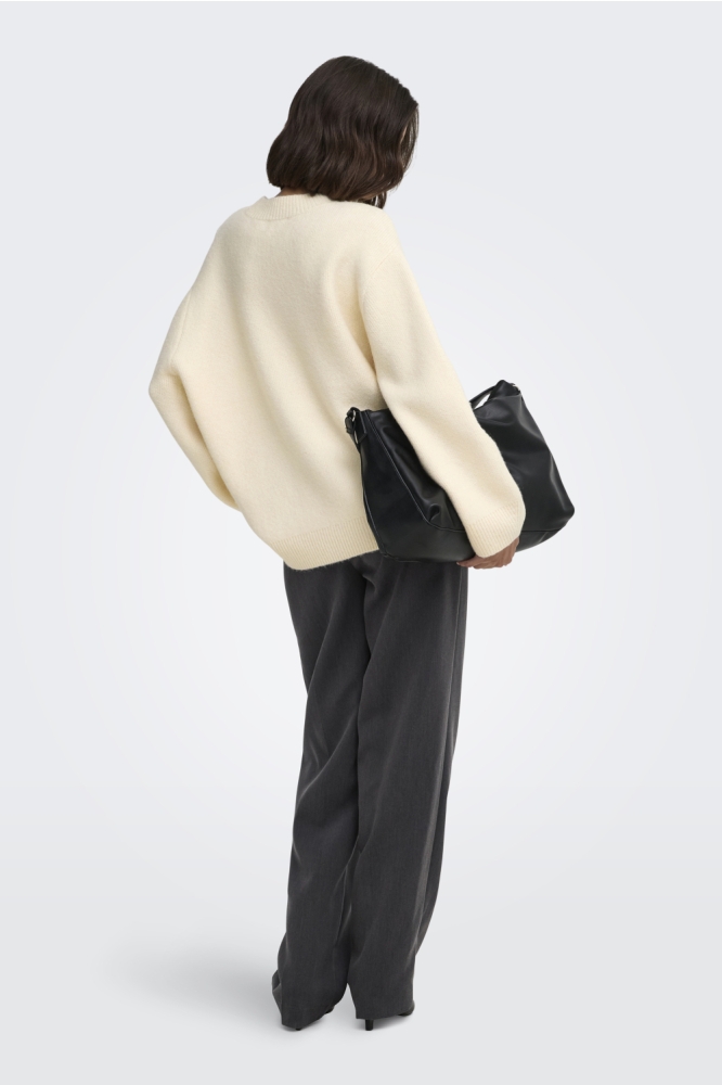 Jacqueline de Yong beige dames trui | Model