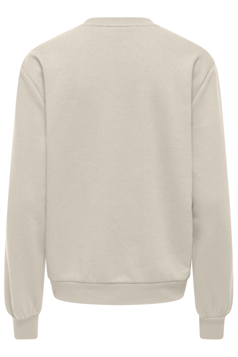 Only beige dames sweater | Achteraanzicht