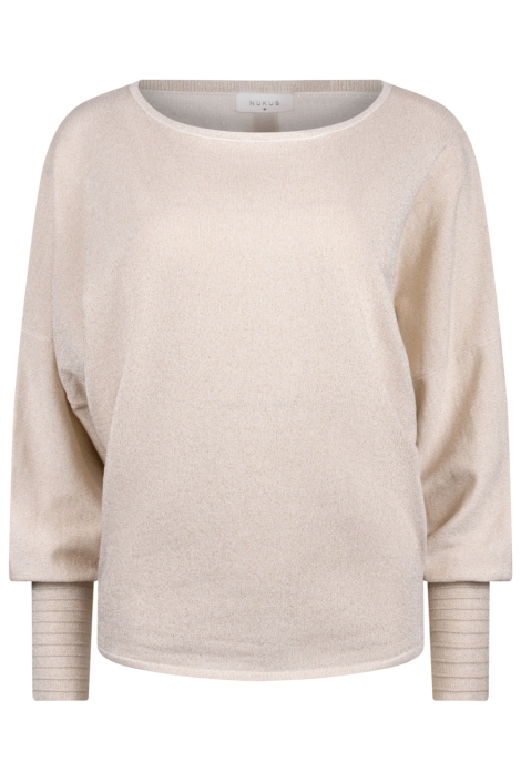 Nukus zand dames trui | Vooraanzicht