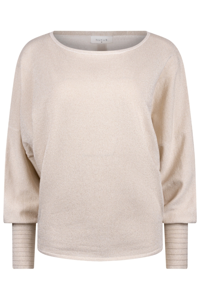 Nukus zand dames trui | Vooraanzicht
