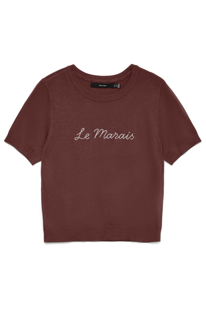 Vero Moda bordeaux dames trui | Vooraanzicht