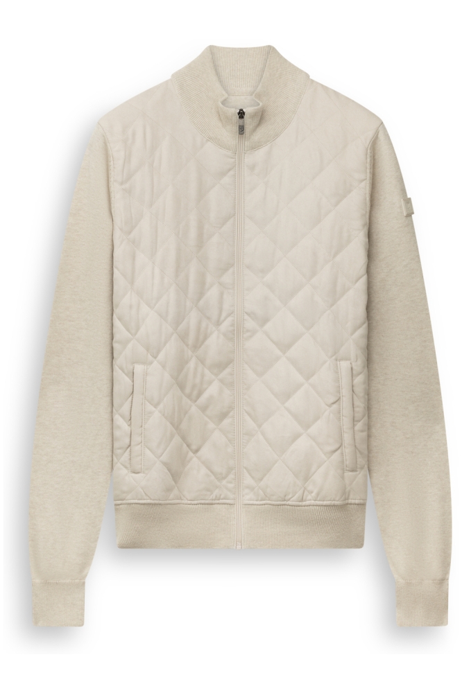 State of Art beige heren vest | Vooraanzicht