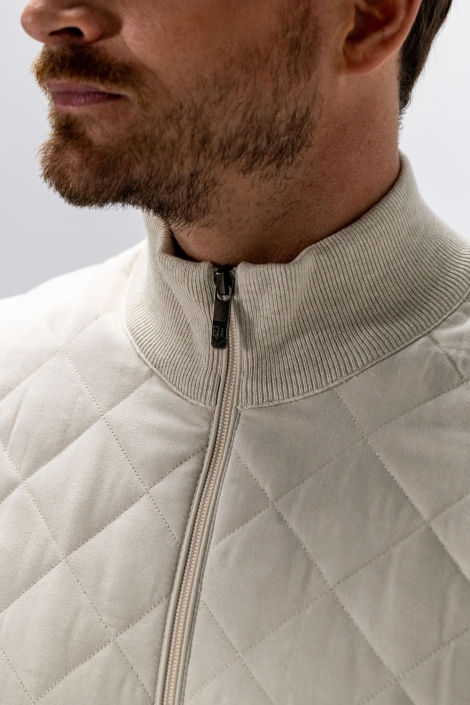 State of Art beige heren vest | Kleurstaal