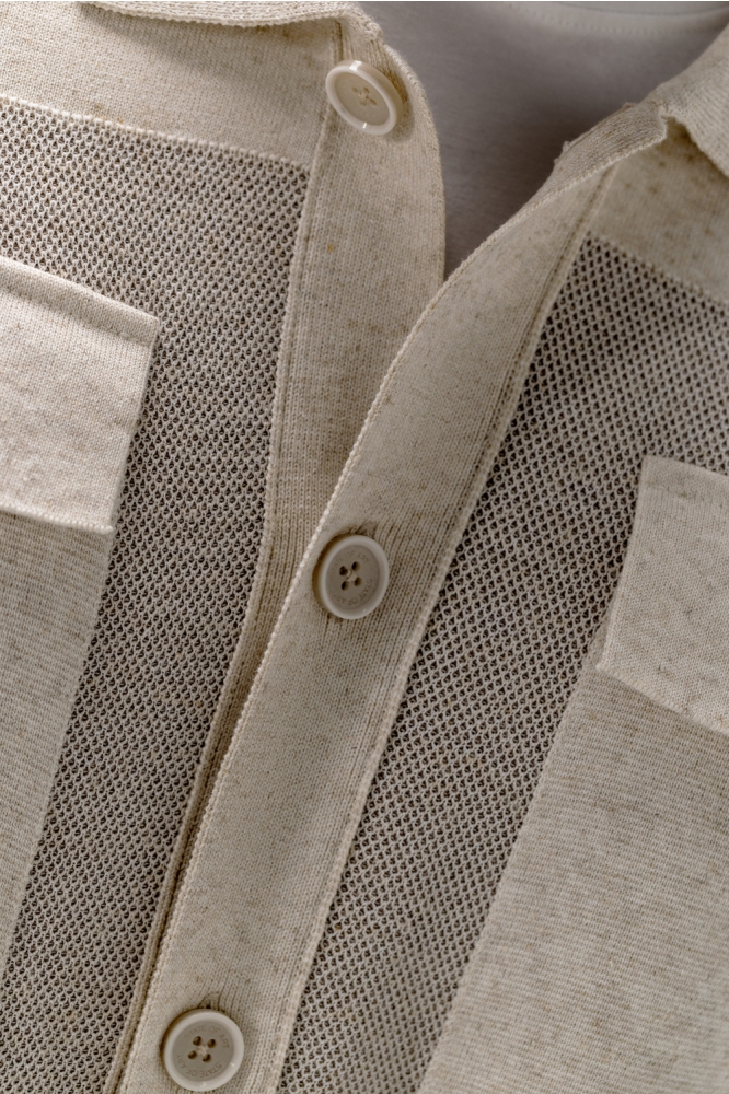 State of Art beige heren vest | Kleurstaal