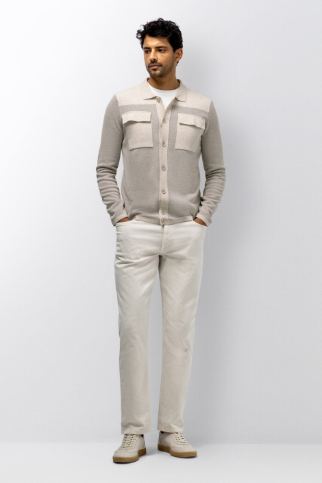 State of Art beige heren vest | Model