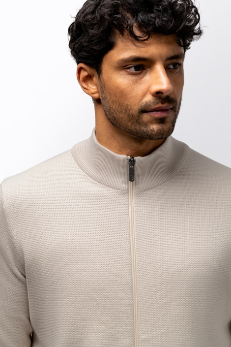 State of Art beige heren vest | Close up