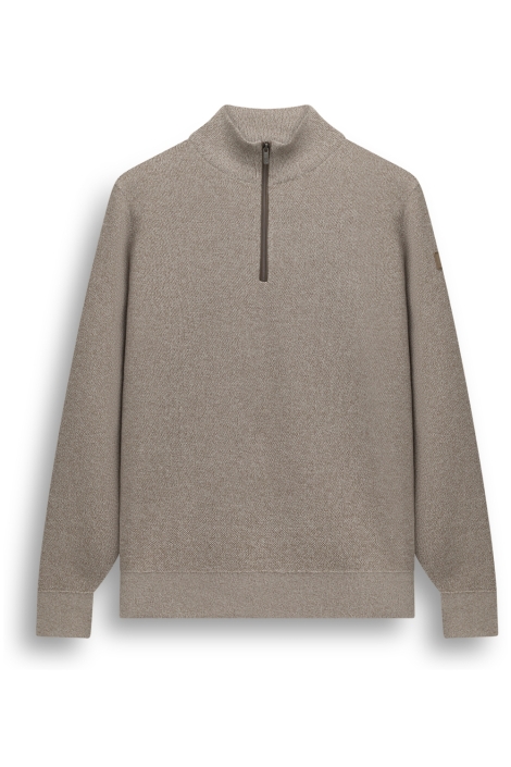 State of Art beige heren trui | Vooraanzicht