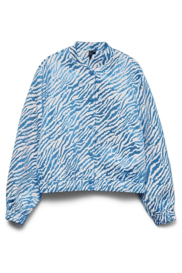 Vero Moda vmzitta ls jaquard bomber lx exp Blauw