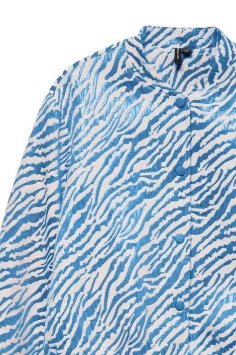 Vero Moda blauwe dames blazer | Close up