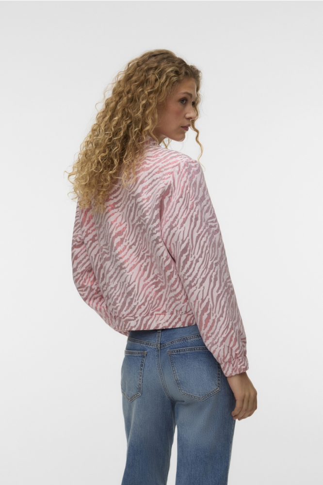 Vero Moda rode dames jas | Model achteraanzicht