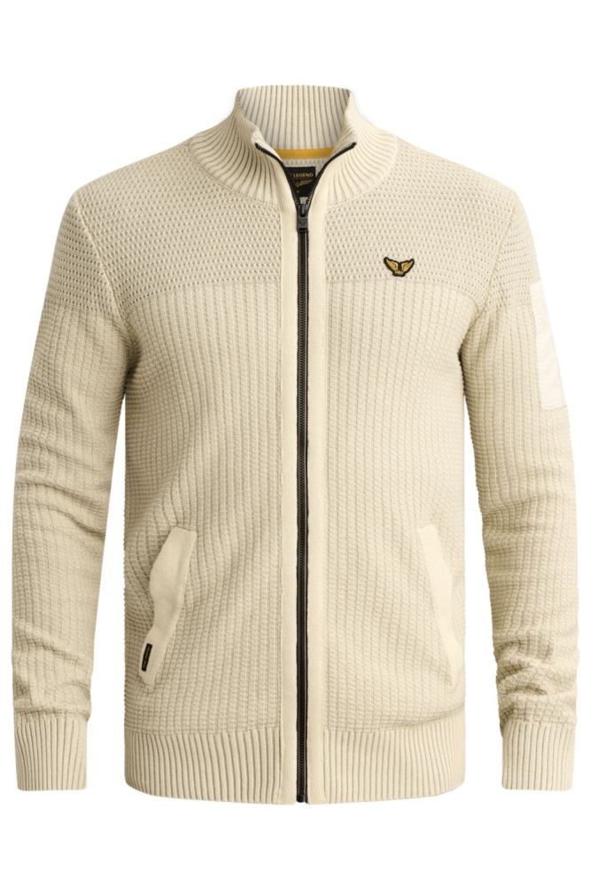 PME legend beige heren vest | Vooraanzicht