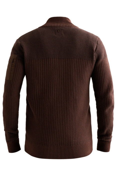 PME legend bruine heren vest | Achteraanzicht