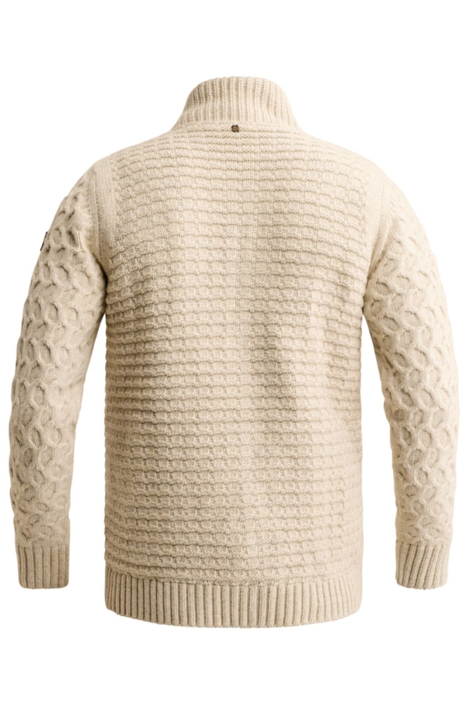 PME legend ecru heren vest | Achteraanzicht