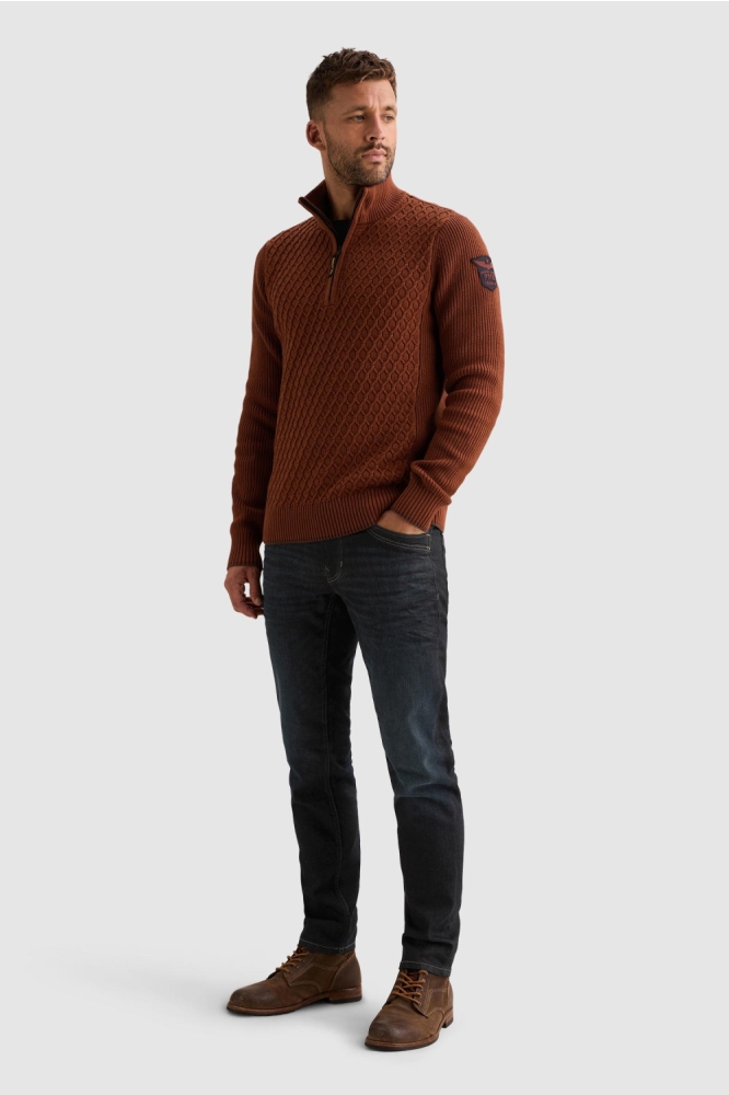 PME legend bruine heren trui | Model