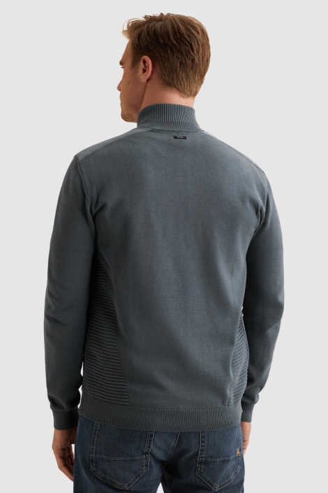 Vanguard blauwe heren vest | Model achteraanzicht