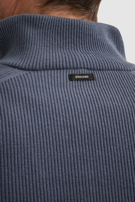 Vanguard blauwe heren trui | Kleurstaal