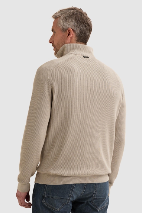 Vanguard beige heren vest | Model achteraanzicht