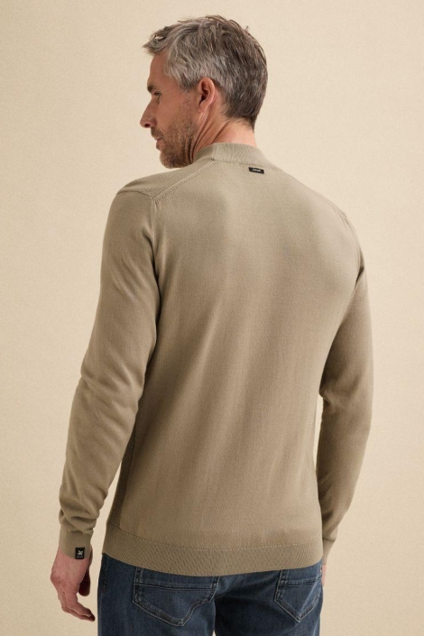 Vanguard beige heren trui | Model achteraanzicht