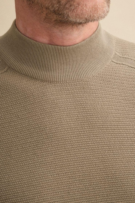 Vanguard beige heren trui | Close up
