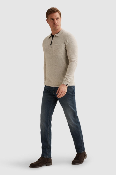 Vanguard beige heren trui | Model