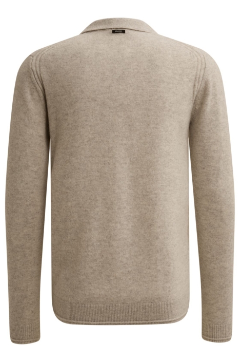 Vanguard beige heren trui | Achteraanzicht