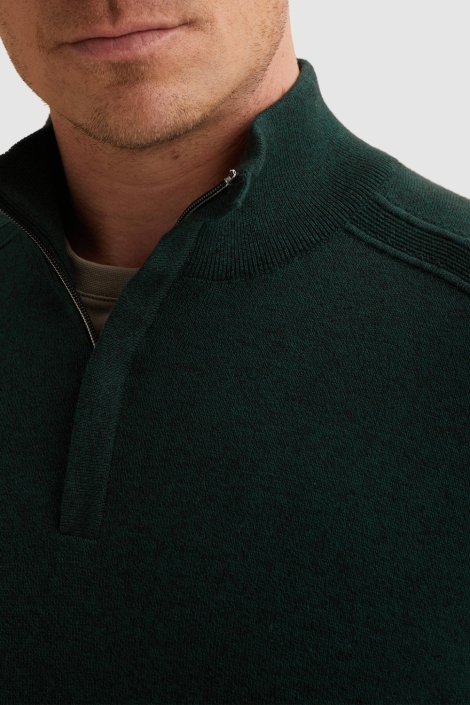 Vanguard groene heren trui | Close up