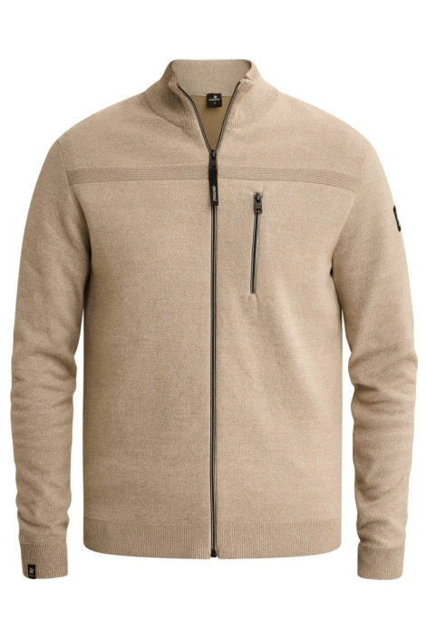 Vanguard beige heren vest | Vooraanzicht