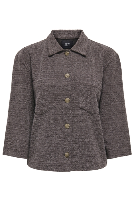Jacqueline de Yong bruine dames vest | Vooraanzicht