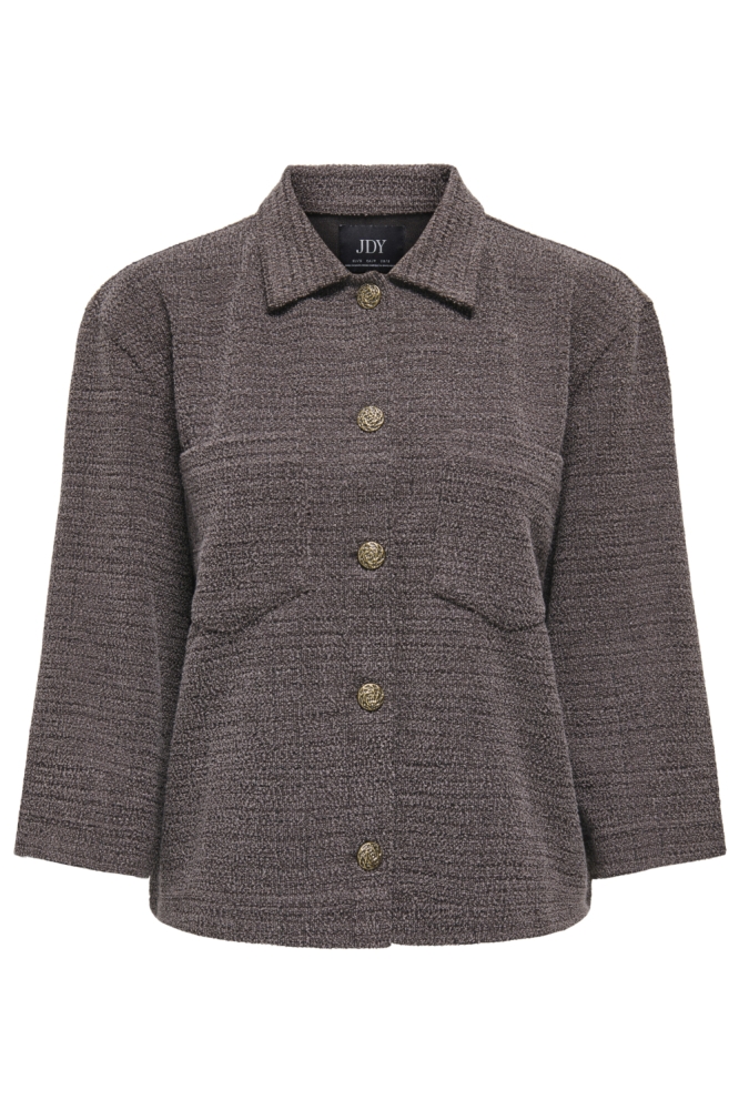 Jacqueline de Yong bruine dames vest | Vooraanzicht