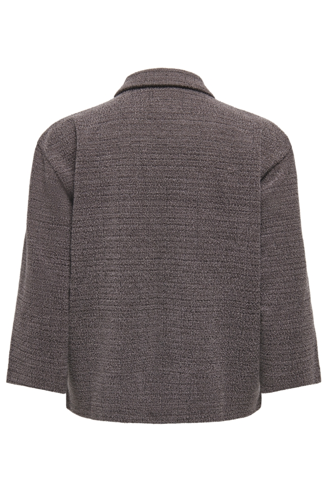 Jacqueline de Yong bruine dames vest | Achteraanzicht