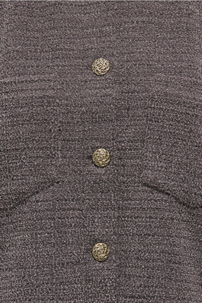 Jacqueline de Yong bruine dames vest | Kleurstaal