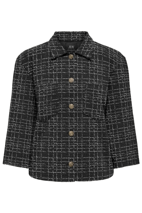 Jacqueline de Yong zwarte dames vest | Vooraanzicht