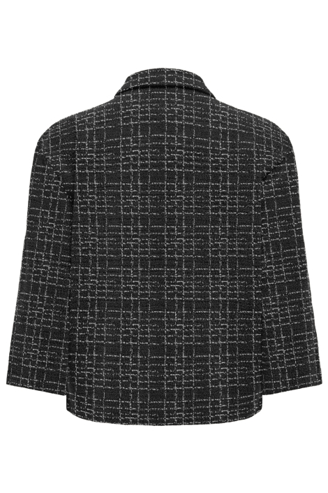 Jacqueline de Yong zwarte dames vest | Achteraanzicht