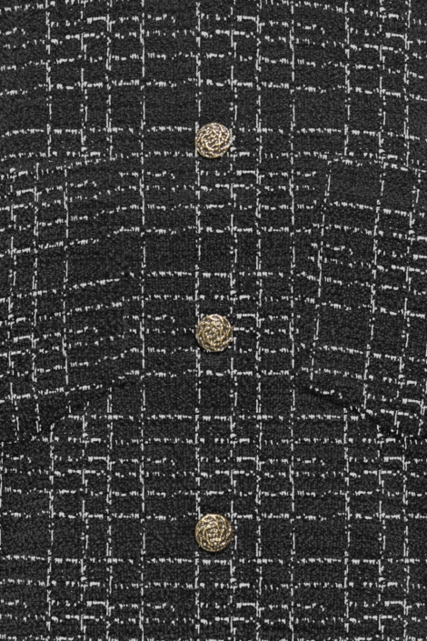 Jacqueline de Yong zwarte dames vest | Kleurstaal