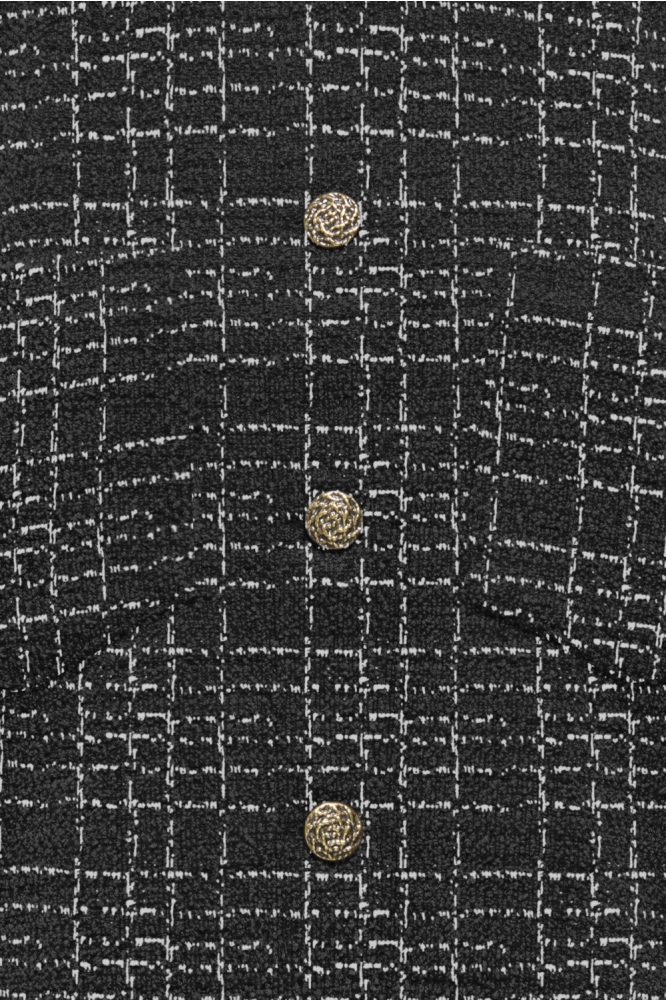 Jacqueline de Yong zwarte dames vest | Kleurstaal