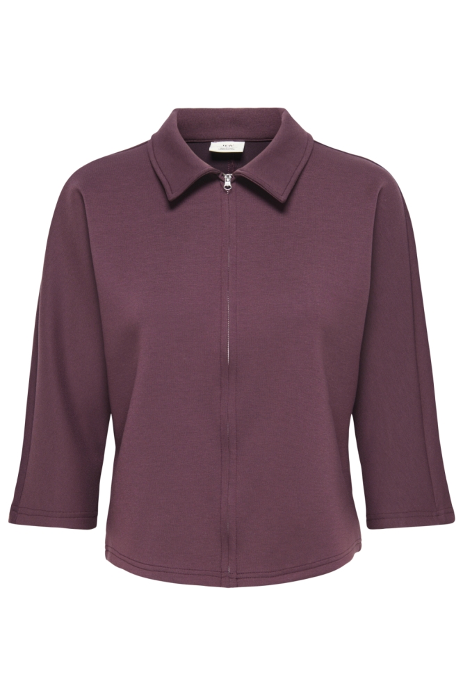 Jacqueline de Yong bordeaux dames vest | Vooraanzicht