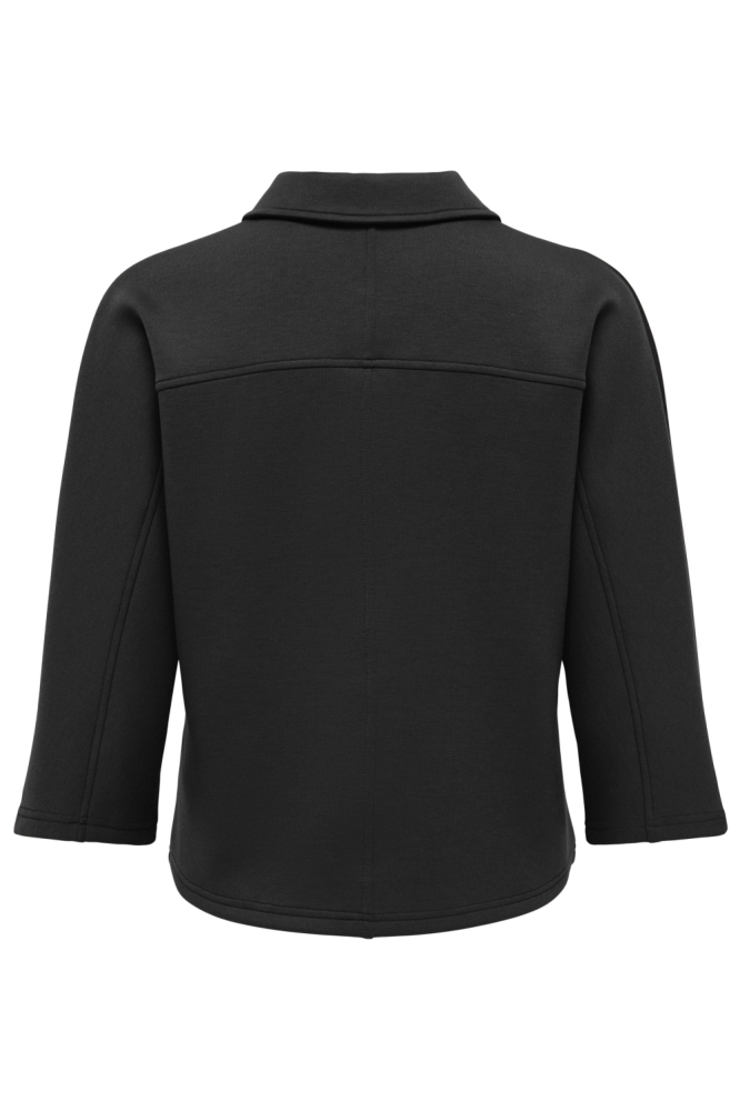 Jacqueline de Yong zwarte dames vest | Achteraanzicht