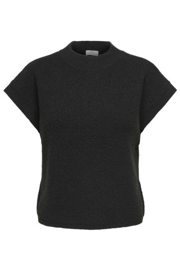 Jacqueline de Yong Trui JDYELNE S/S O-NECK PULLOVER KNT 15379759 Black