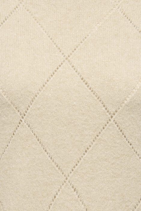 Jacqueline de Yong beige dames trui | Close up