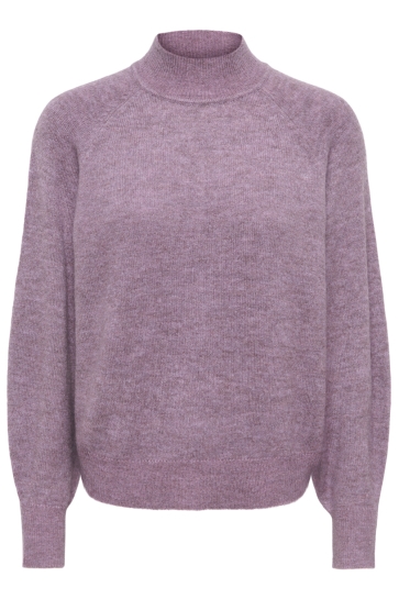 Jacqueline de Yong Trui JDYBEATRICE L/S HN RAGLAN PULLLVER 15379816 Grape Shake/MELANGE