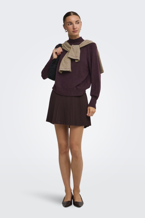 Jacqueline de Yong bordeaux dames trui | Model
